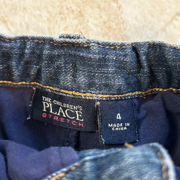 THE CHILDREN’S PLACE Denim Skirt and Burgundy Corduroy Skirt Bundle SIZE 4 - Picture 4 of 7